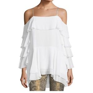 Alice and Olivia NWT Cold-Shoulder Blouse